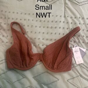 Abercrombie & Fitch Brown Underwire Bra with Adjustable Straps